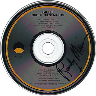 Randy Meisner CD - One of These Nights #1 Randy Meisner CD - One of These Nights #1